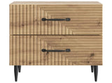 Bedside Cabinet Artisan Oak 43 x 34.5 x 47.5 cm Engineered Wood 894773