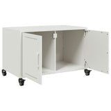 ZNTS TV Cabinet White 68x39x43.5 cm Steel 846643