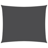 Sunshade Sail Oxford Fabric Rectangular 4x5 m Anthracite 135106