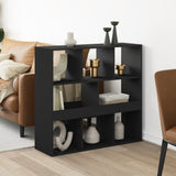 Room Divider Black 100x33x94.5 cm Engineered Wood 3309511