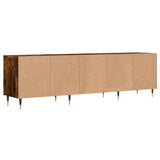 TV Cabinet Smoked Oak 150x30x44.5 cm Engineered Wood 831265