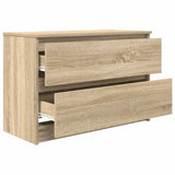 TV Cabinet Sonoma Oak 80x35x54 cm Engineered Wood 861789