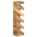 321627 Wine Rack for 5 Bottles Solid Mango Wood