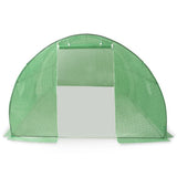 Greenhouse Green PE mesh fabric, Galvanised steel 45536
