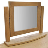Dressing Table with Stool Solid Oak Wood 242742