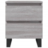 Bedside Cabinets 2 pcs Grey Sonoma 40x35x50 cm Engineered Wood 826905