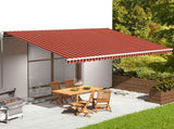 Replacement Fabric for Awning Orange and Brown 6x3.5 m 311964