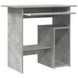 Desk Concrete Grey 80x45x74 cm Engineered Wood 801368