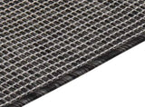 Outdoor Flatweave Rug 160x230 cm Grey 340776
