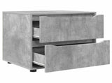 Storage Cabinet 60 x 48 x 57 cm Engineered Wood Concrete Grey 888830