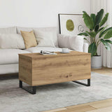 Coffee Table Artisan Oak 90x44.5x45 cm Engineered Wood 857443