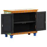 321665 Hand Painted Sideboard 70x35x60 cm Solid Mango Wood