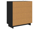 Sideboard Black 66 x 34.5 x 95 cm Engineered Wood 893976