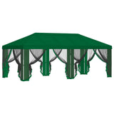 Gazebo Cover with Sidewalls Green 600.5 x 300.5 cm Polyester 900439