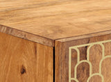 Side Cabinet 60x33x75 cm Solid Wood Mango 358310
