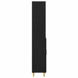 Highboard Black Oak 69.5 x 32.5 x 180 cm Engineered Wood 3416209