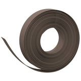 Garden Edgings 5 pcs Brown 10 m 10 cm Polyethylene 3155439