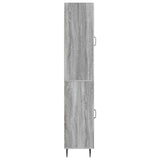 Cabinet Set 2 pcs Grey Sonoma 33 x 34.5 x 89.5 cm 3416634