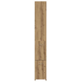 Bathroom Cabinet Artisan Oak 25x25x170 cm Engineered Wood 856653