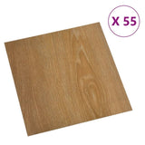 Self-adhesive Flooring Planks 55 pcs PVC 5.11 m Brown 324666