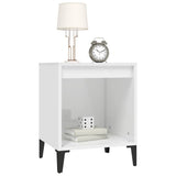 Bedside Cabinets 2 pcs High Gloss White 40x35x50 cm 821879