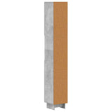 Bathroom Cabinet with Open Shelf EDE Concrete Grey 895938