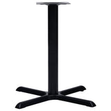 Bistro Table Leg Black 76x76x72 cm Cast Iron 325431