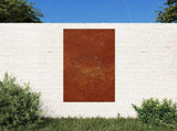 824490 Garden Wall Decoration 105x55 cm Corten Steel Sun Design