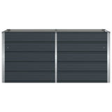 Planter Anthracite 160 x 80 x 75 cm Steel 42018193