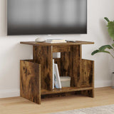 TV Stand Smoked Oak 50 x 35 x 45 cm Engineered Wood 891008