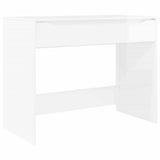 Desk High Gloss White 100 x 50 x 78 cm Engineered Wood 888941