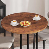 Table Top Dark Brown 90 x 2.5 cm Solid Oak Wood 42016012