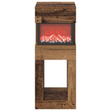 Electric Fireplace Old Wood 35 x 30 x 86 cm Engineered wood 8021133