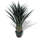 Artificial Yucca Plant with Pot 85 cm Green 244429