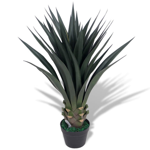 Artificial Yucca Plant with Pot 85 cm Green 244429