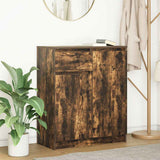 Sideboard with Drawer Smoked Oak 71x35x84 cm Engineered Wood 861593
