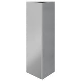 Garden Planters 2 pcs Triangular 30x26x75 cm Galvanized Steel 851154