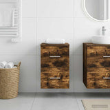 Bathroom Cabinet In-between Smoked Oak 30 x 35 x 50 cm 890362
