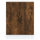 Sink Base Cabinet Lucca Smoked Oak Engineered Wood 853682