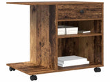 Printer Stand Plain Old Wood 60 x 40 x 68.5 cm Engineered Wood 8004429