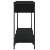 Console Table Black 100x34.5x75 cm Engineered Wood 834160