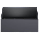 Garden Planter 2 pcs Anthracite 40 x 40 x 20 cm 8004985