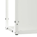 Firewood Rack White 25x25x100 cm Cold-rolled steel 864268