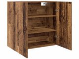 Wall-Mounted Cabinet 2 pcs Old Wood 69.5 x 34 x 90 cm 3394572