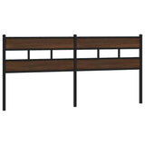 Replace Headboard Brown Oak 180 cm Steel and Engineered Wood 4017187