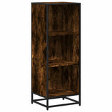 Book Cabinet Smoked Oak 40x35x107.5 cm Engineered Wood 849111