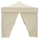 Folding Pop-up Party Tent with 8 Sidewalls 870x291x315 cm Cream 44976