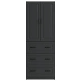 Cabinet Set 2 pcs Black 66 x 34.5 x 87 cm Engineered Wood 3416962