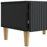 TV Cabinet with Drawer Black 147 x 34.5 x 30 cm Engineered Wood 894706