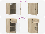 4 Piece Bathroom Cabinet Set UTRECHT Sonoma Oak Engineered Wood 3417974